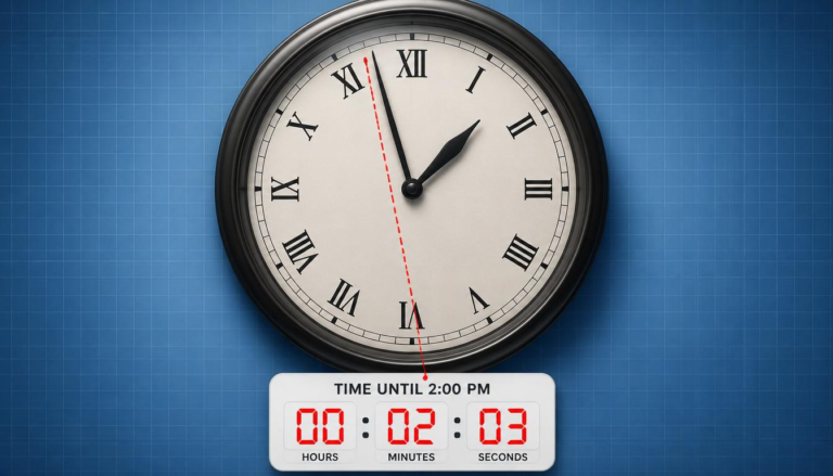 How Long Until 2:00 PM?